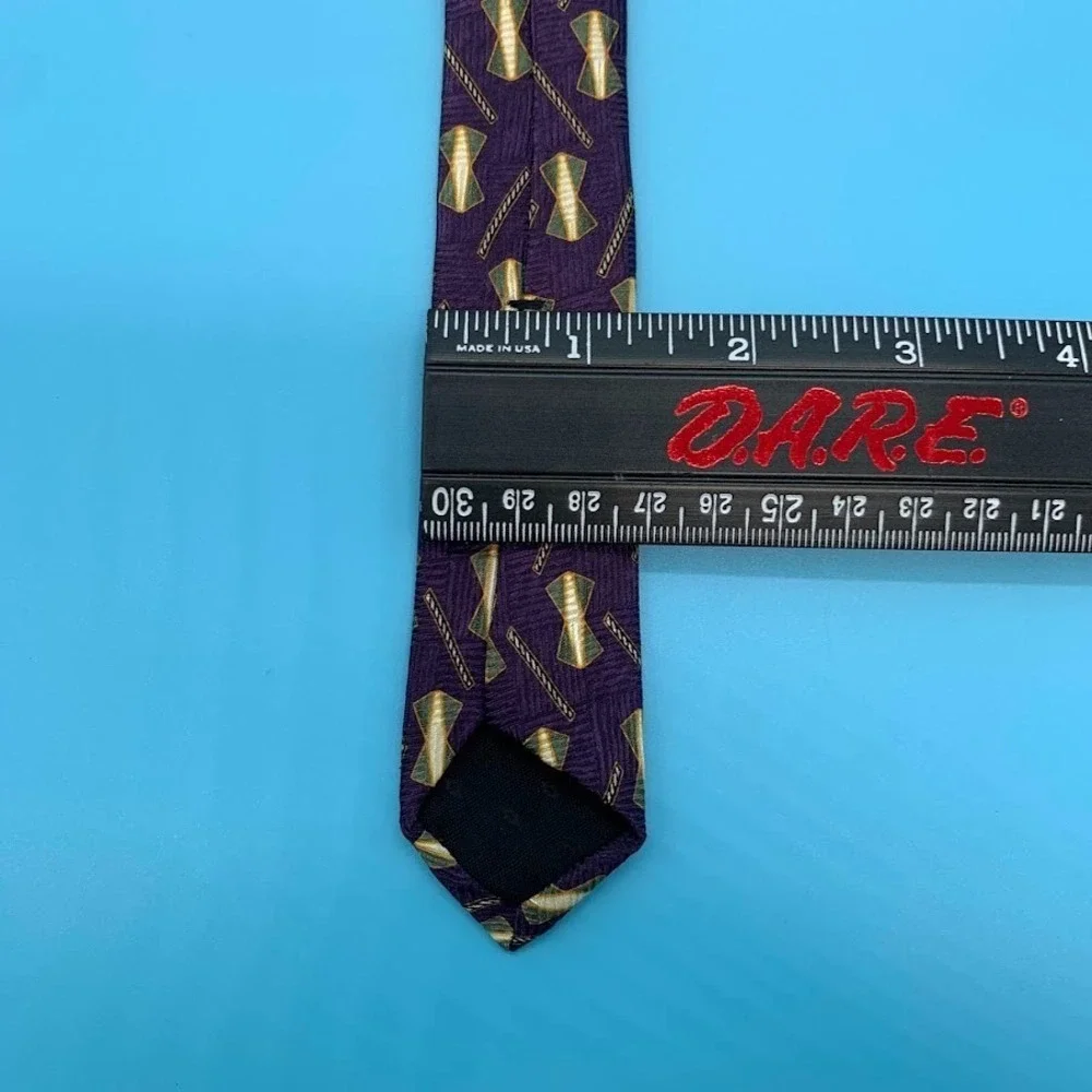 Etienne Aigner Men's Purple Geometric Regal‎ Silk Classic Tie
